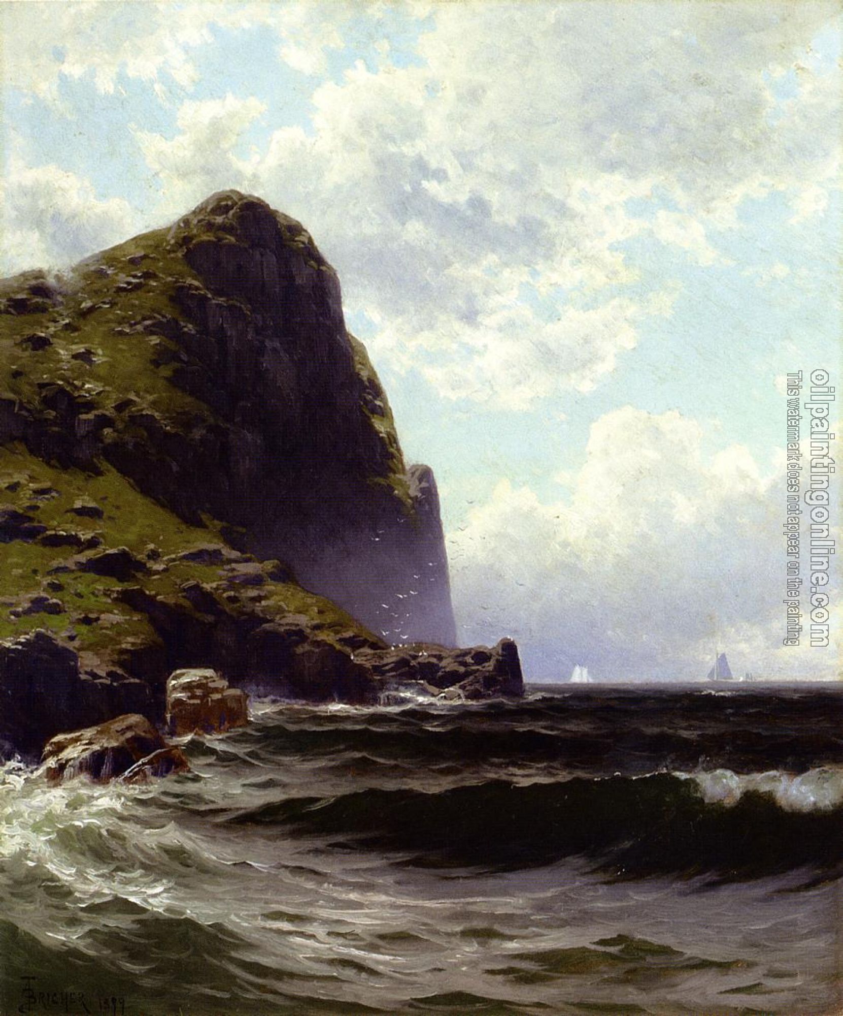 Alfred Thompson Bricher - Brundith Head Grand Manan